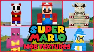 Minecraft Super Mario DLC - All Mob Textures (1.19/1.20)
