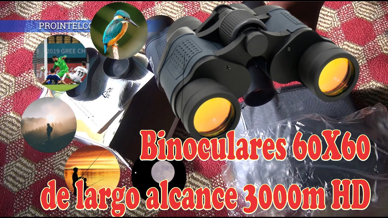 Binoculares 60X60 de largo alcance 3000m HD