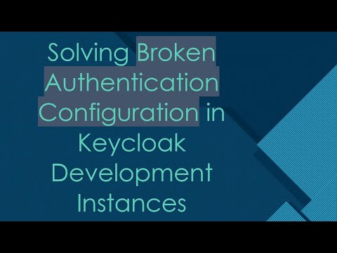 Solving Broken Authentication