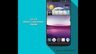 Lg g3 Next Launcher Theme For Android screenshot 5