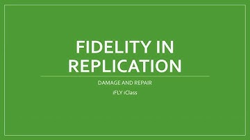 Fidelity in Replication | CSIR NET Previous year question solution part 2 | #iflyNetGate