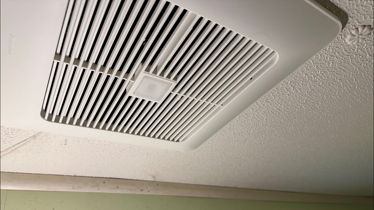 Mobile home bathroom fan installation - YouTube