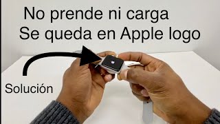 Mi Apple Watch No prende ni carga, se queda la pantalla negra Solución