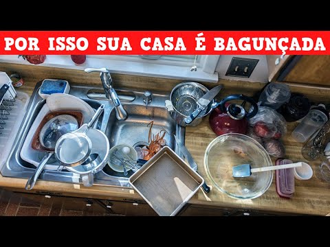 Vídeo: Como começar a organizar uma casa bagunçada?