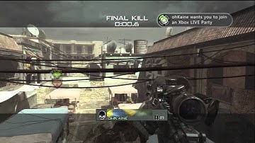 OMFG My First Killcam On Mw3 (dislikebotted)
