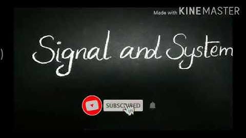 Signal and system/ Trb/ Tneb ae