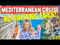 Mediterranean cruise packing list  outfit ideas for ladies