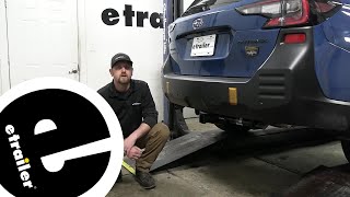etrailer | DrawTite MaxFrame Trailer Hitch Installation  2023 Subaru Outback Wagon