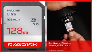 SanDisk 128GB Ultra SDXC UHS-I Card – Fast, Durable Storage for Full HD Video