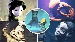 Little Nightmares 1 2 All Bosses Fight No Damage