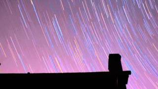 Star Trails Over My House.