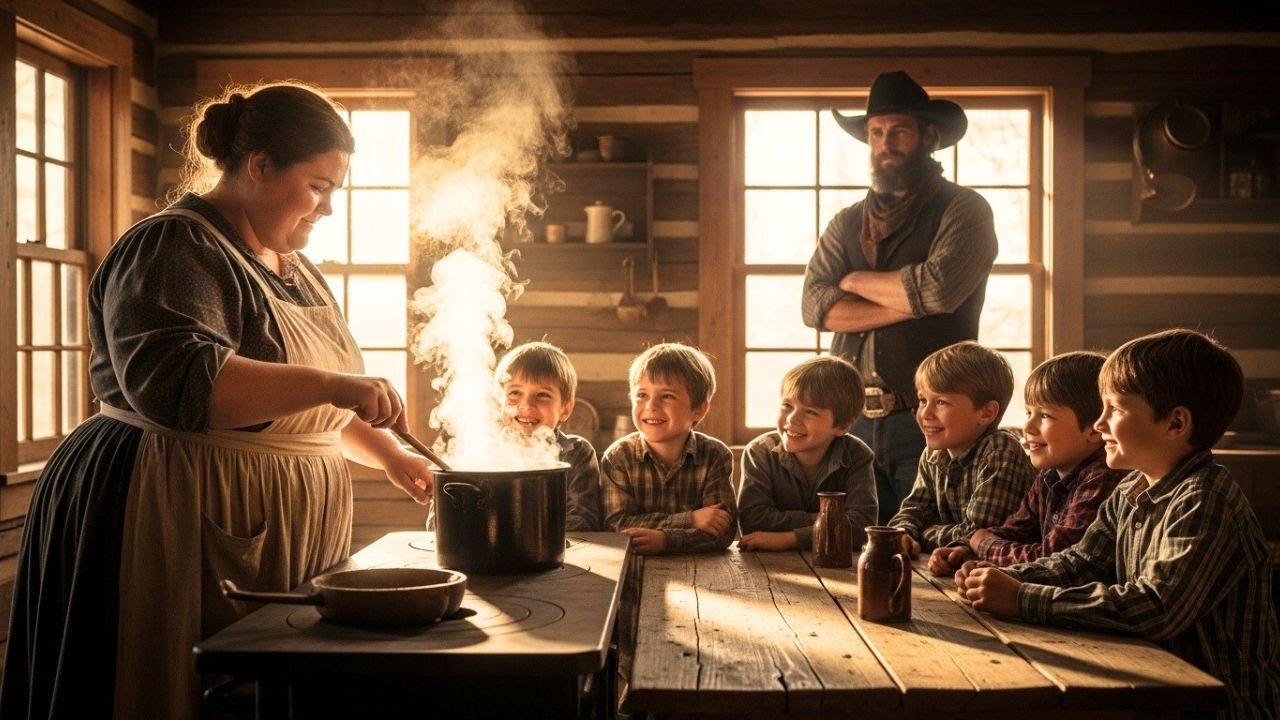 A Widowed Cowboy Hired a Cook - But He Didn’t Know She’d Become His Children’s Mother