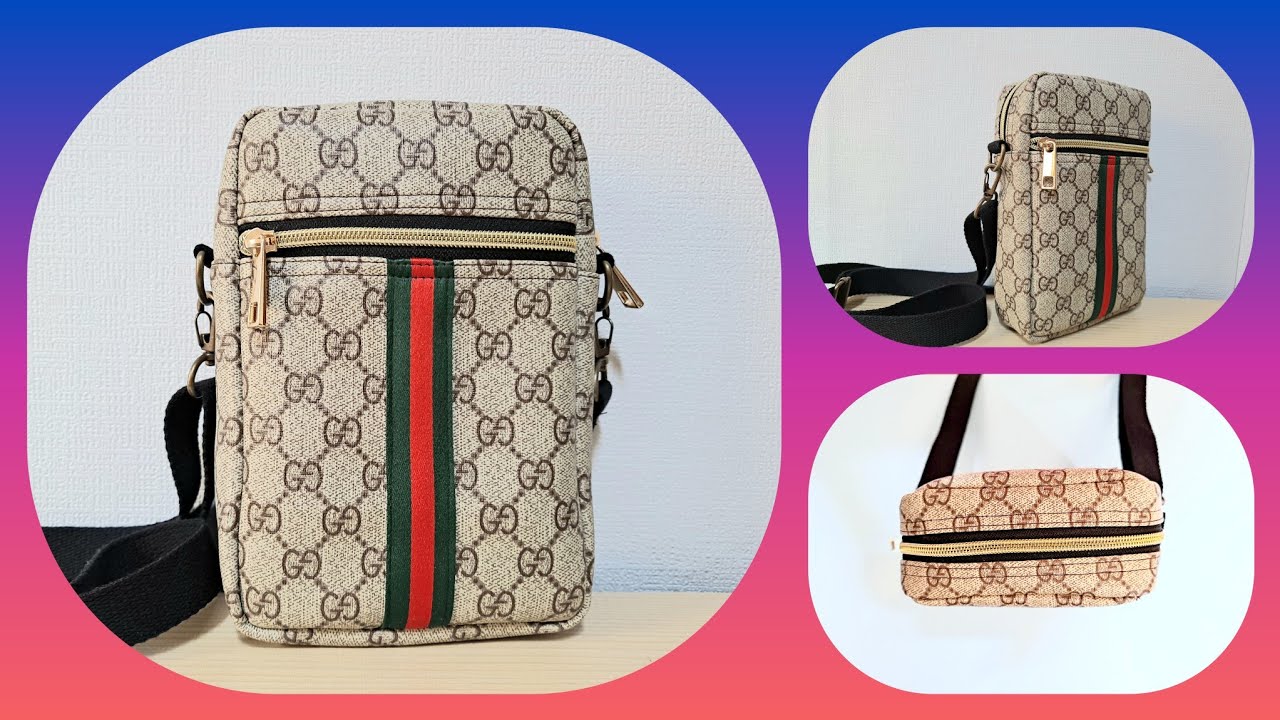 미니크로스백만들기/making a mini cross bag