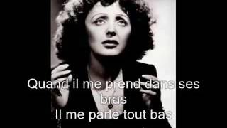 La vie en Rose - Edith Piaf Resimi
