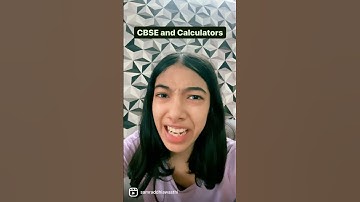 CBSE and Calculators #shorts
