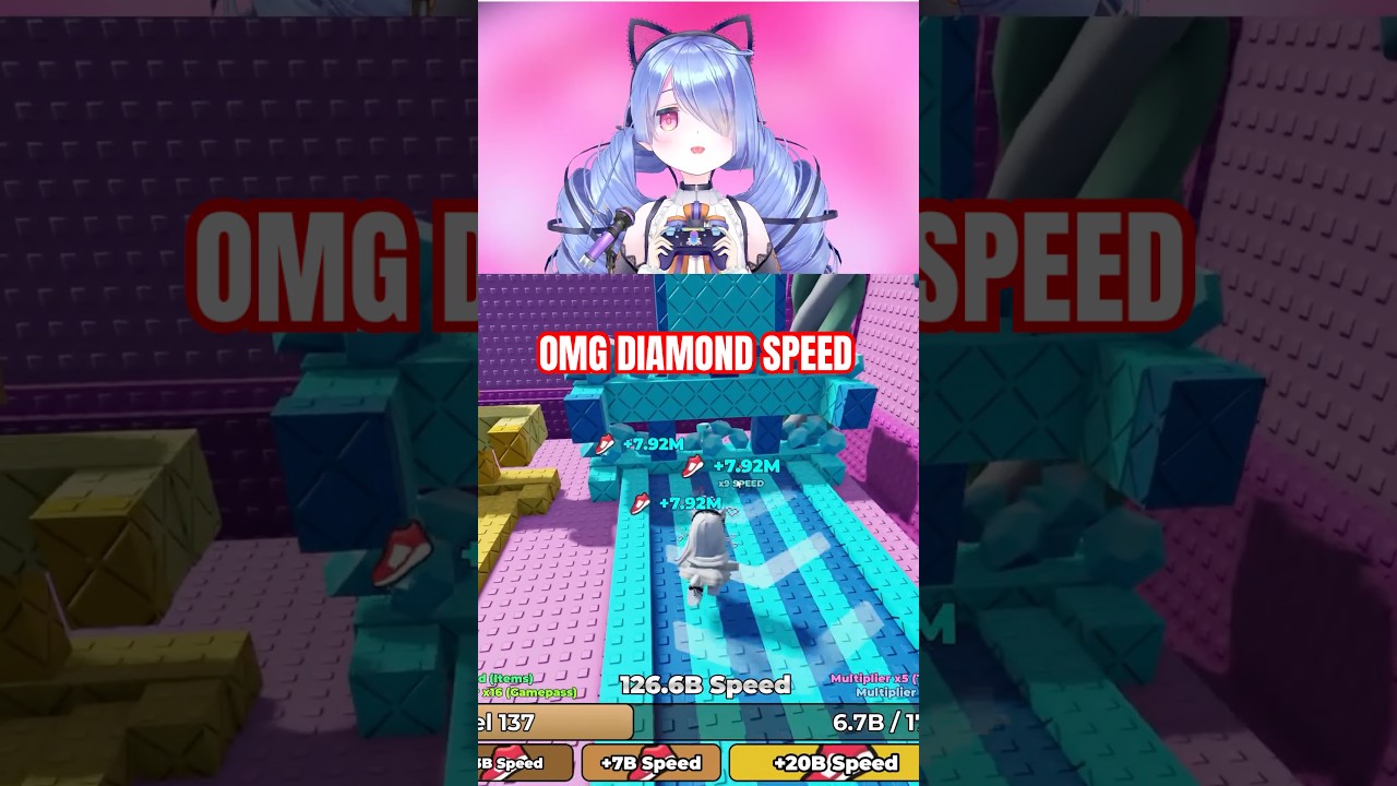 Omg diamond Speed #shorts #roblox
