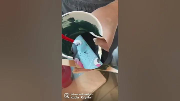 How to make marbled jesmonite tea light holders