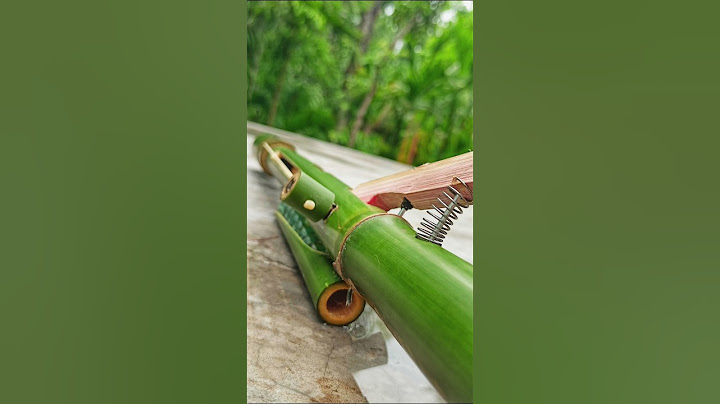 Bamboo Creations With New Slingshots #Bamboo #Diy #Slingshots