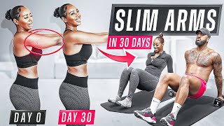 SLIM ARMS IN 30 DAYS | 15 Min Arm Fat Workout