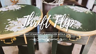 Thrift Flip • Trash to Treasure • Salvaged Night Stands Get a Makeover • Upcycled Night Stands