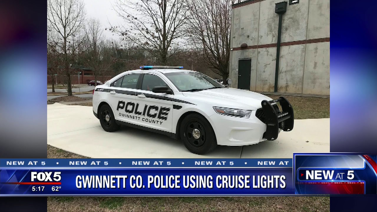 County Police using cruise lights YouTube