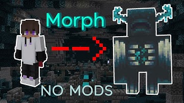 How to Morph into any mob in Minecraft (No Mods)