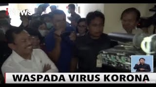 Menkes Jenguk Pasien Diduga Korona Di Manado  Inews Siang 2701