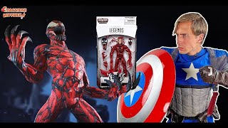 КАПИТАН АМЕРИКА ПРОТИВ КАРНАЖ MARVEL LEGENDS - РАСПАКОВКА И МЕГА БИТВА!