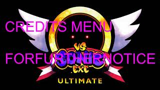 Credits Menu - VS Sonic.exe Ultimate