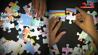 #Unboxing  Unicorn and Pony Jigsaw Puzzle 30 Pieces #CocoMocoKids screenshot 3