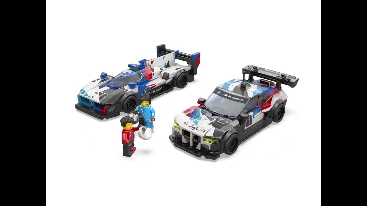 LEGO Speed Champions 76922 BMW M4 GT3 & BMW M Hybrid V8 Toy Cars Set