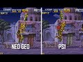 Metal Slug X Neo Geo VS PS1 