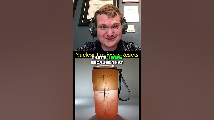 A Light Year of Water - Nuclear Engineer Reacts to Vsauce