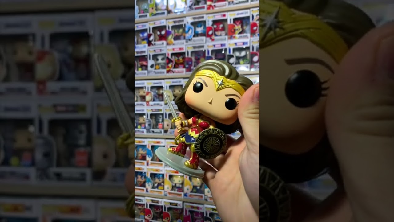 el PRIMER Funko Pop de WONDER WOMAN ✨ *de metal*