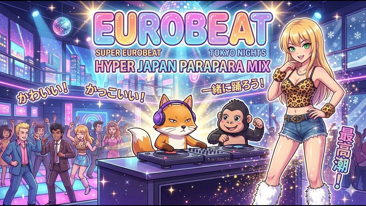 ユーロビート】EUROBEAT DJ Kenichi Hyper Japan ParaPara Mix