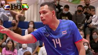 แมทช์เกียรติยศ ต้นตำรับตะกร้อโบราณ ไทยเมียนมา ทีมชุด THAILAND VS MYANMAR Men’s Team Sepaktakraw