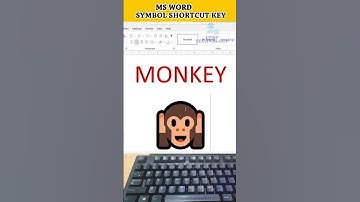 Computer 💻 shortcut key for Monkey symbols #Shorts #YouTubeShorts #ShortVideo #viralvideo #Trending