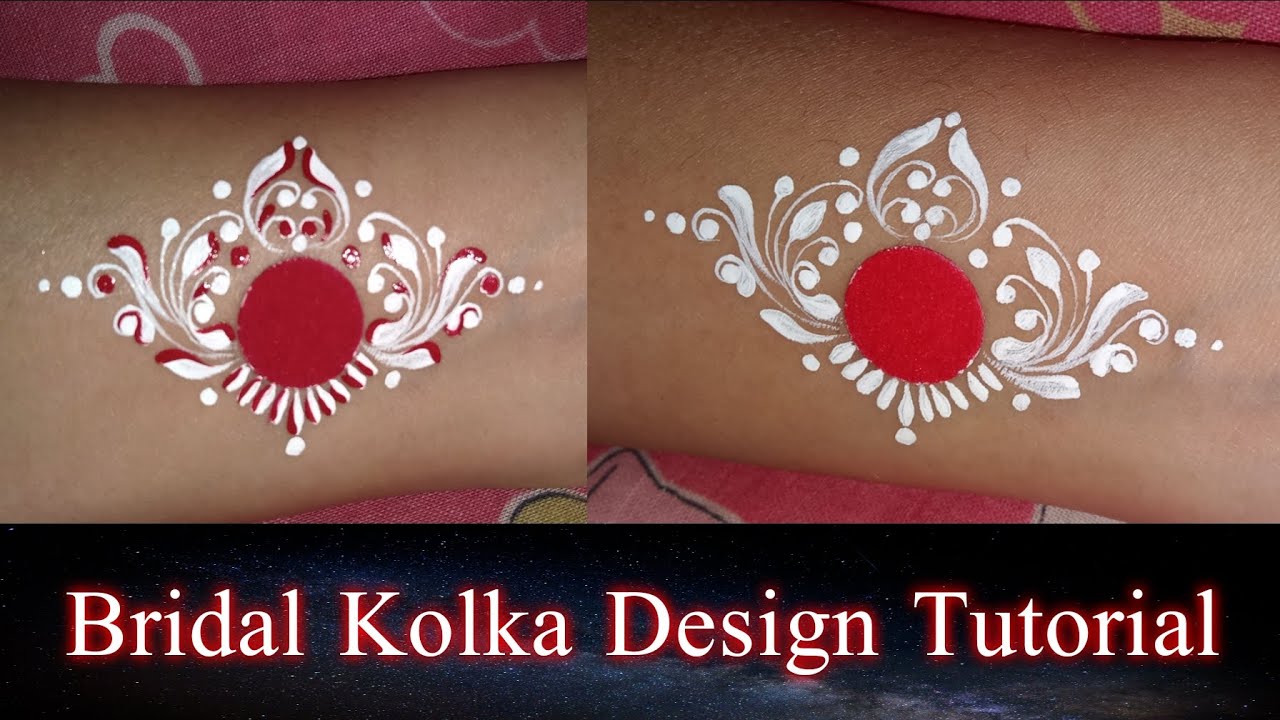 Easy And Beautiful Bridal/Reception Kolka Design Tutorial।। Kolka