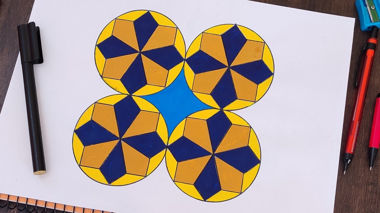 Geometric Patterns Drawing Geometric Circle Patterns Simple