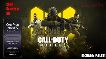 @callofdutymobile Gameplay on OnePlus Nord 5 12/256 CODM Gameplay ft. OnePlus nord 5 