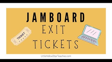 2 Ways To Use Jamboard as Exit Tickets in Your Classroom