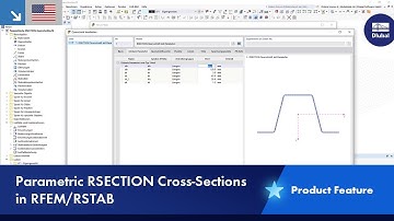 Parametric RSECTION Cross-Sections in RFEM/RSTAB