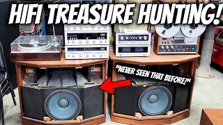 I FOUND A SECRET GARAGE FULL OF VINTAGE HIFI! Wealth