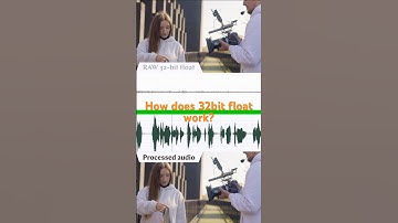 How does 32bit float work? #audio #audioprocessing #vlog #video #cinematic #recorder #microphone