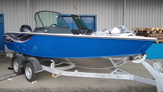 Сборка нового комплекта WINDBOAT 4.9 EvoFish & Yamaha 90 (100)