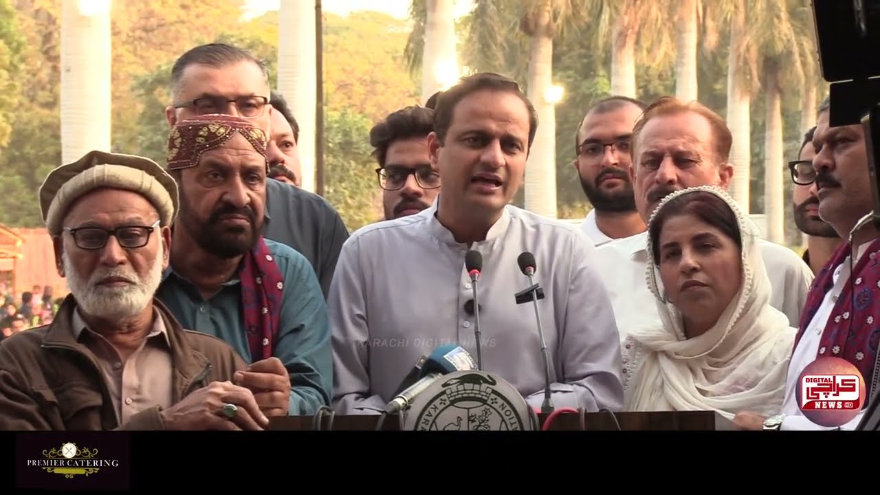 Mayor Karachi Barrister Murtaza Wahab Inaugurates Flower Show at Karachi Zoo | PRESS CONFERENCE