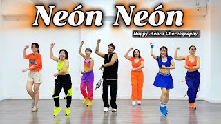 Neón Neón (feat. Zayn Vaux) By @javiana-music  | Zumba Fitness | Happy Mehra Choreography 