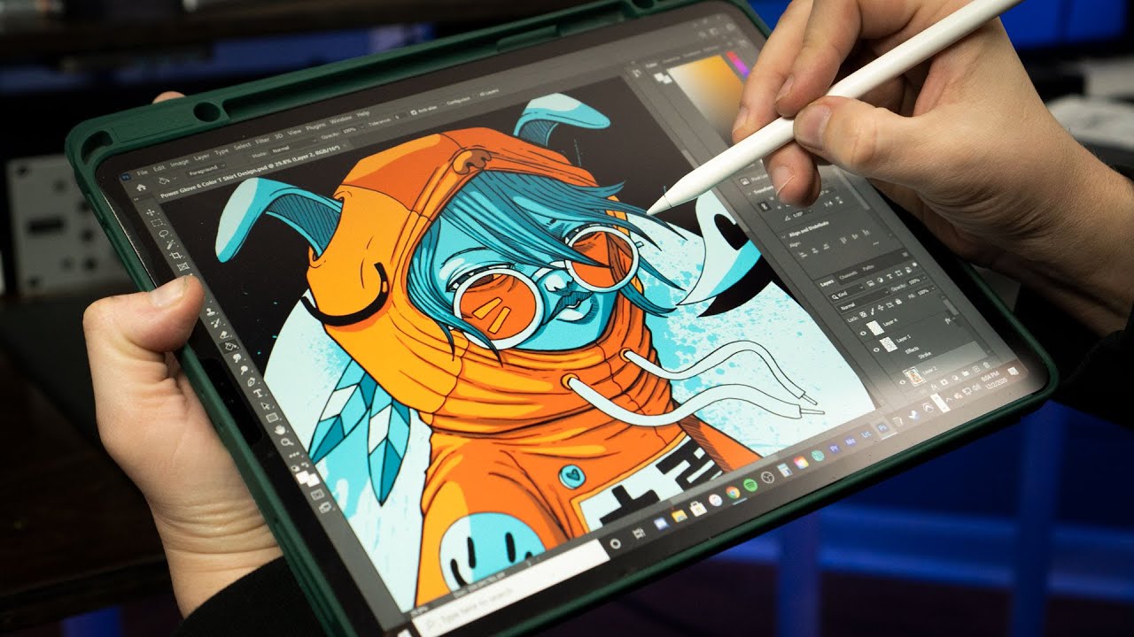 My IPAD PRO just became a DRAWING TABLET for my PC! (Duet Display