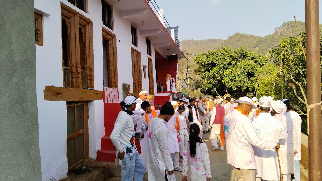 गुमानी होली उत्थान समिति उप्राडा जजुट गांव की होली गांव पहाड़ उत्तराखंड से 