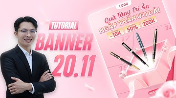 Hướng dẫn thiết kế Banner 20/11 Ngày nhà Giáo Việt Nam | EcomDesign